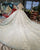 Gorgeous 2018 Ball Gown Wedding Dresses with 3D Flowers Elaborate Wedding Gowns CathedralTrain