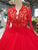 Elegant 2019 Quinceanera Dresses Full Sleeve Lace Beaded Navy Blue Tulle Puffy Ruffles Sweet 16 Dress Ball Gown
