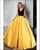 Elegant Black Yellow Satin Prom Dresses with V Neckline Modest Long Prom Party Gowns Fashion
