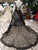 New Arrival 2018 Black Lace Evening Dresses with Cap Sleeves