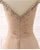 Real Photos Long Prom Dresses with Cap Sleeves Beadings Chiffon Ruffles Party Gowns