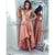Sexy High Low Prom Dresses with V-Neck A line Elastic Satin Party Gowns