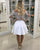 Sexy White Lace Party Dresses with Sheer Long Sleeve Short Cocktail Dresses 2018