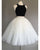 Simple Two Piece Prom Dresses Tea Length Vintage Tulle Party Dress Cocktail Real