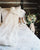 Elegant Off The Shoulder Beading Sash Long Chiffon Wedding Dresses Beach