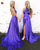 Simple Purple Prom Dresses 2020 Halter New Elastic Satin Long Prom Party Gowns with Slit