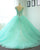 Delicate Princess Quinceanera Dresses Mint Tulle Ruffles Lace Ball Gowns Sweet 16 Dress