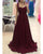 Simple Navy Blue Chiffon Prom Dresses with Straps A line Long Prom Gowns for Party Pageant Dress