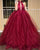 Shiny Burgundy Quinceanera Dresses with Halter 2018 Quince Puffy Ball Gown Elegant Sweet 16 Dress