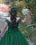 Off The Shoulder Green Quinceanera Dresses Cap Sleeve Sweet 16 Dress Lace Appliques Tulle Puffy Ball Gown 2018