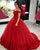 Delicate Burgundy Quinceanera Dresses Cap Sleeve Lace Appliques Tulle Puffy Ball Gown 2018 Sweet 16 Dress