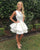 2018 Short Satin Homecoming Dresses Fashion Ruffles Ball Gown Prom Party Gowns Cocktail Dress