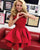 2018 Short Satin Homecoming Dresses Fashion Ruffles Ball Gown Prom Party Gowns Cocktail Dress
