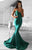 Sexy Green Mermaid Prom Dresses 2018 New Popular Silk Like Satin Prom Party Gowns Backless