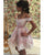 Delicate Short Homecoming Dresses Freshman Blush Pink and White Lace Prom Party Gowns Cocktail Dress