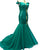 Off The Shoulder Mermaid Evening Dresses 2018 Sparkly Red Sequined Prom Party Gowns Tulle Ruffles