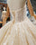 Luxury 2018 Ball Gown Wedding Dresses with Stars Sparkly Bridal Wedding Gowns