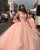 morilee-60015 Beaded Lace on a Princess Tulle Quinceañera Ball Gown