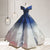 Glamorous Gradient Quinceanera Dresses Sequins Cap Sleeves Puffy Ruffles Ball Gown vestidos de quinceañera