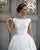 Fashion 2019 Satin Wedding Dresses Backless Modest A-line Wedding Gowns for Brides