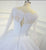 Full Sleeve Lace Wedding Dresses with Appliques 2019 Puffy Tulle Bridal Wedding Dress Ball Gown