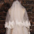 Beautiful Lace Wedding Veils with Appliques for Brides 3 meters Length