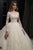 Gorgeous Lace Wedding Dresses with Appliques 2019 Puffy Tulle Bridal Dress Ball Gown Full Sleeve