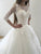 Elegant 2019 Lace Wedding Dress Half Sleeve Unique Lace Appliques Ball Gown Bridal Dress