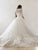 Elegant 2019 Lace Wedding Dress Half Sleeve Unique Lace Appliques Ball Gown Bridal Dress