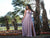2019 Light Blue Prom Dresses with Split Deep V-Neck Chiffon Long Prom Gowns Criss Cross Back