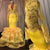 Sexy Mermaid Yellow Lace Prom Dresses with Deep V-Neck Full Sleeve Party Gowns Organza Ruffles