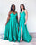 Simple 2019 Red Satin Prom Dresses with V-Neck Long Prom Homecoming Dress Fashion