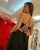 Elegant Black Prom Dresses Sheer Lace Appliques Chiffon A-line Long Prom Gowns 2019