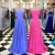 Hot Pink Prom Dresses with Spaghetti Straps Elegant Chiffon Ruffles A-line Prom Gowns 2019
