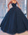 Black Quinceanera Dresses with Spaghetti Straps Ball Gown Sweet 16 vestidos de quinceañera