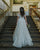 2019 Elegant Lace Wedding Dresses Cap Sleeves Appliques Sexy Tulle A-line Bridal Gowns