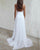 2019 Summer Beach Wedding Dresses Lace Appliques White Chiffon A-line Bridal Gowns
