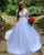 Sexy See Through Lace Wedding Dress Appliques Long Sleeve Bridal Wedding Ball Gown