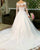 Long Lace Sleeve Wedding Dresses Ball Gown Off The Shoulder Sexy Bridal Dress Appliques