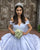 Off The Shoulder White Satin Ball Gown Wedding Dresses Lace Appliques 2019 Bridal Gowns