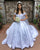 Off The Shoulder White Satin Ball Gown Wedding Dresses Lace Appliques 2019 Bridal Gowns