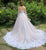 Unique Lace Wedding Dresses Sheer Long Sleeve 2019 Shiny Tulle Country Wedding Gowns