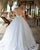 Unique 2019 White Lace Wedding Dresses with Ivory Lace Appliques Sexy Bridal Ball Gowns
