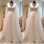 Bohmiean Wedding Dresses with Cape 2019 A-line Lace Chiffon Summer Country Wedding Gowns