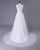 Real Photos 2019 Lace Tulle Wedding Dresses for Beach Tulle Ruffles Chapel Train