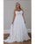 2019 Crystals Plus Size Beach Wedding Dresses 2018 Corset Back Spaghetti Straps Chiffon Floor Length Empire Waist Elegant Bridal Gowns Sleeveless