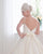 Sexy Spaghetti Straps Short Lace Wedding Dresses Appliques Tulle A-line Bridal Gowns with Bow