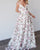 Elegant 3D Floral Gown Prom Dresses Sexy V-Neck Spaghetti Straps Long Homecoming Dress 2020