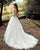 New Arrival Summer Garden A Line Wedding Dress V-Neck Sexy Open Low Back Appliqued Tulle Boho Bridal Gowns