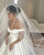 Elegant Satin Wedding Dresses Ball Gowns Off The Shoulder 2020 Modest Bridal Gowns Backless